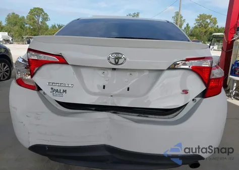 2015 Toyota Corolla S Plus from USA, damaged, VIN 2T1BURHE0FC380165